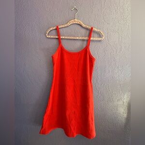 LAA rib knit tank dress